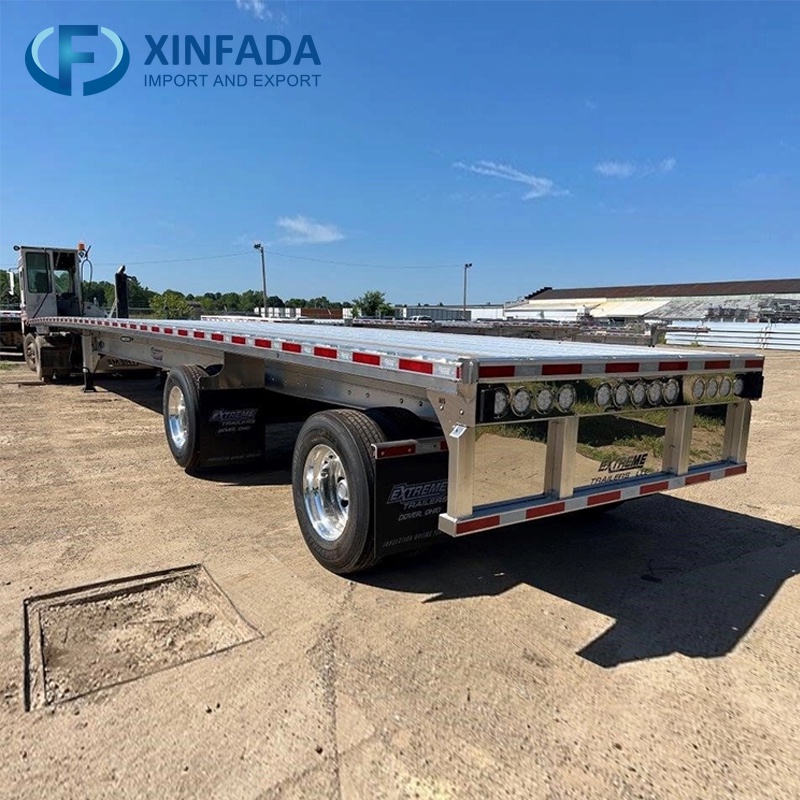 3 Axle 53-Foot Low Flatbed Trailer