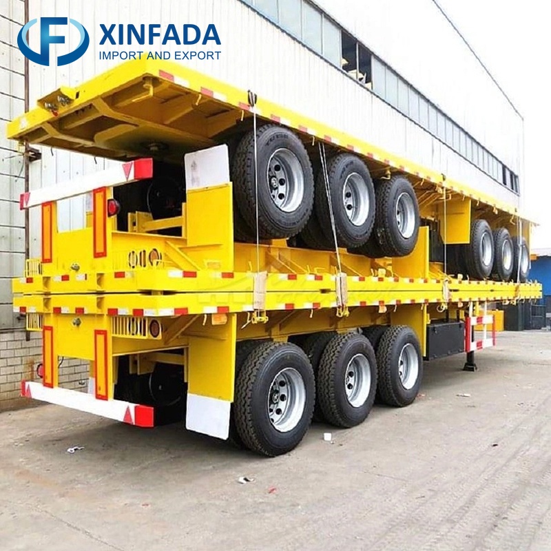 3 Axle 40-Foot Low Flatbed Trailer