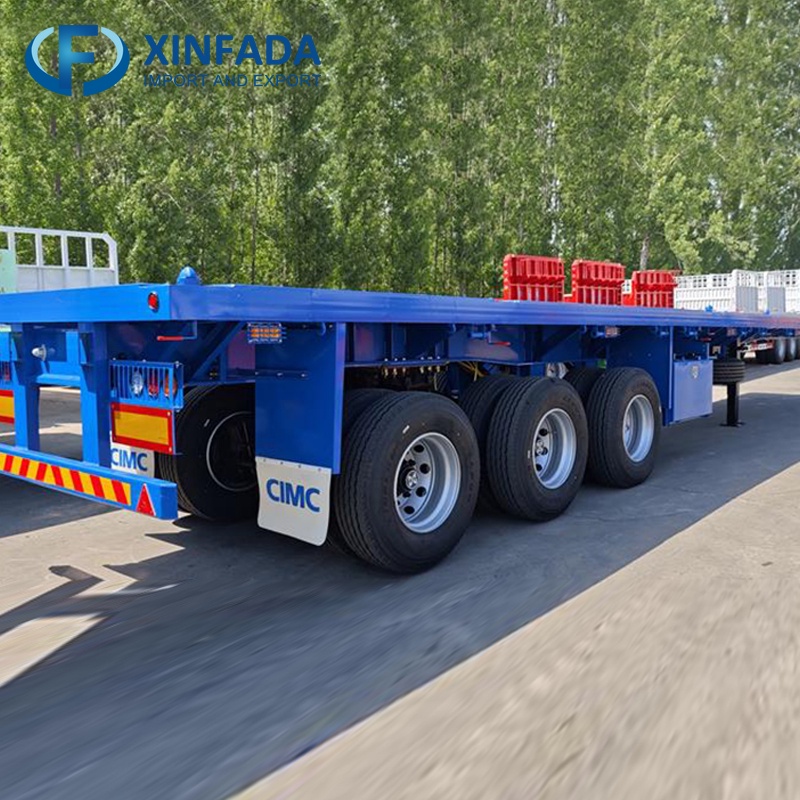 Three-Axle Flatbed Trailer