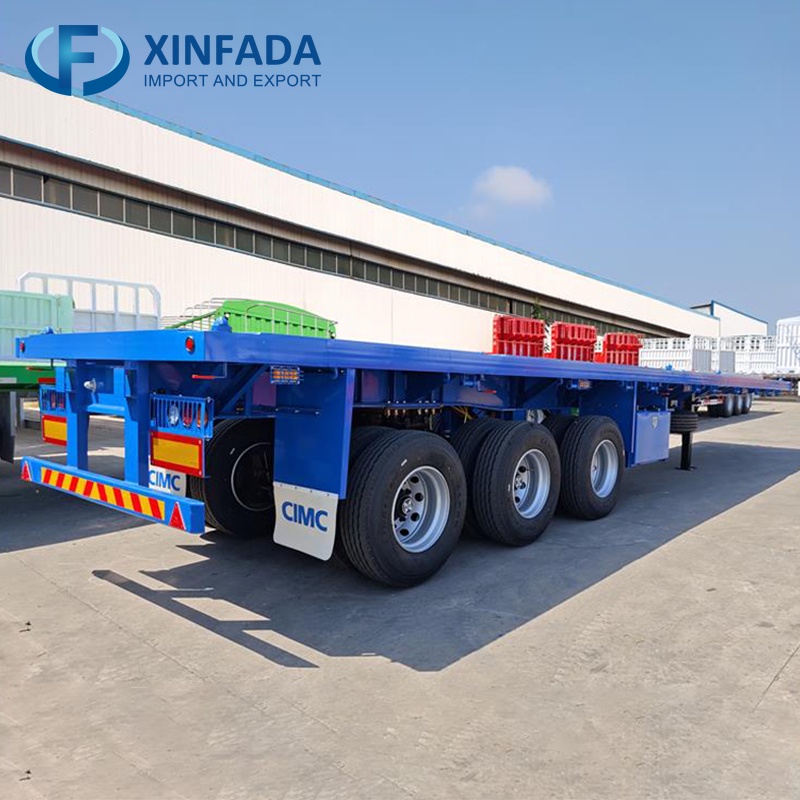 Three-Axle Flatbed Trailer