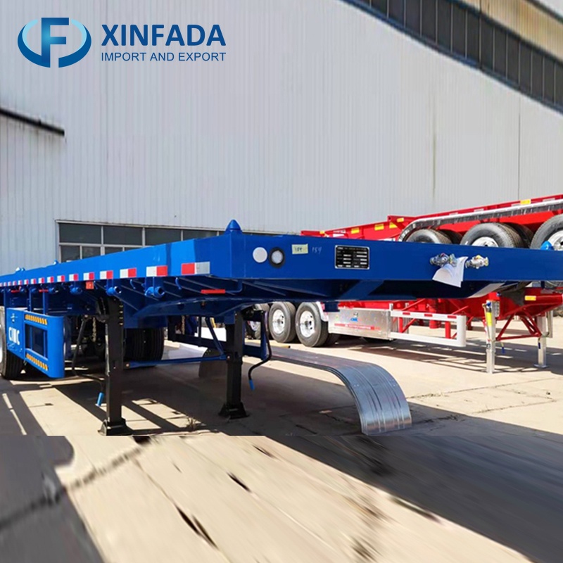 80 ton Three-Axle Flatbed Trailer