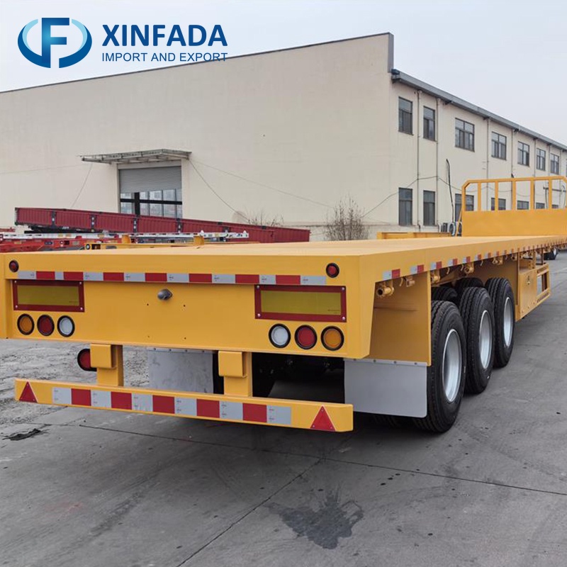 12.5m Flatbed Trailer with Front Wall