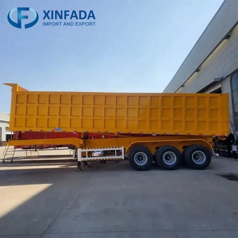 30-100 ton Three-Axle Dump Trailer
