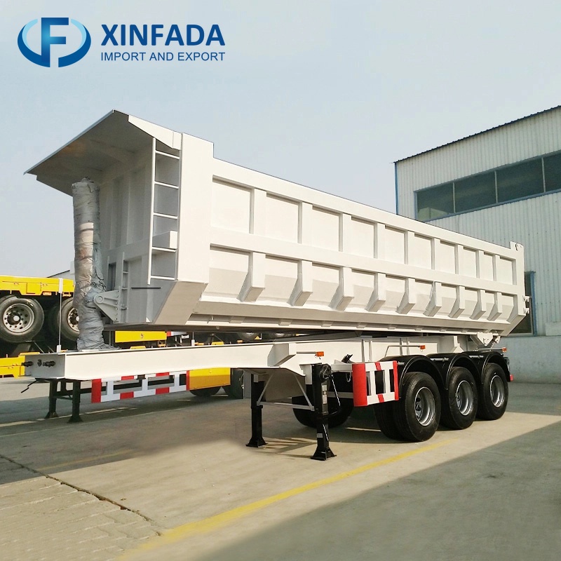 30-100 ton Three-Axle Dump Trailer