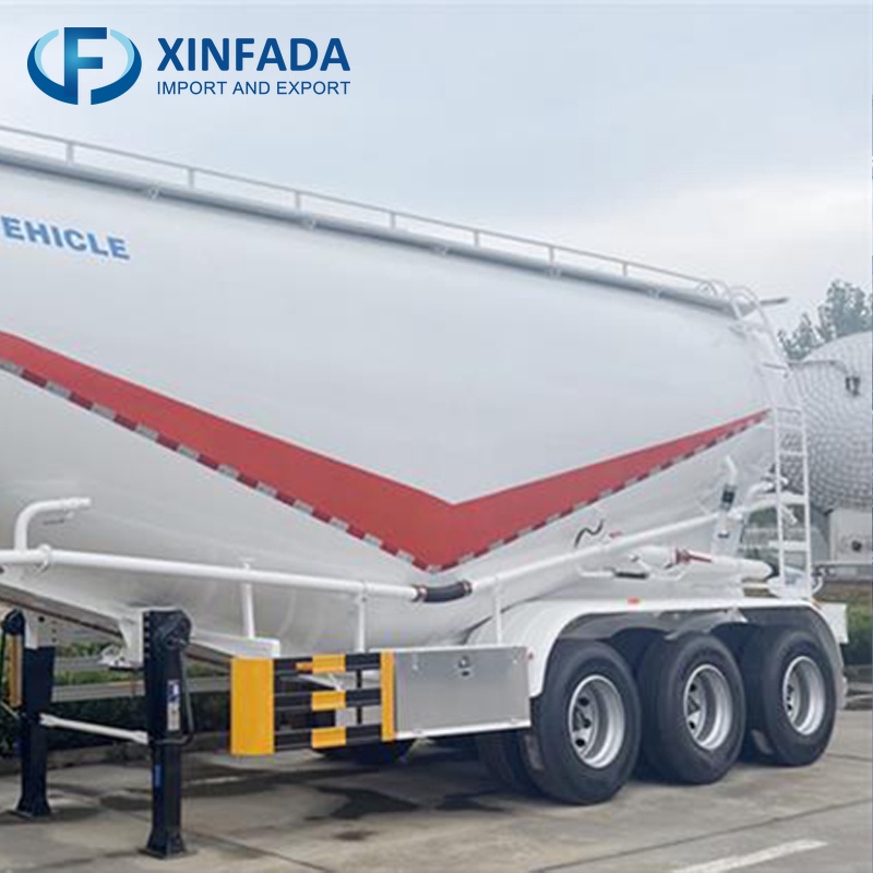 40-Cubic-Meter Self-Unloading Bulk Cement Trailer