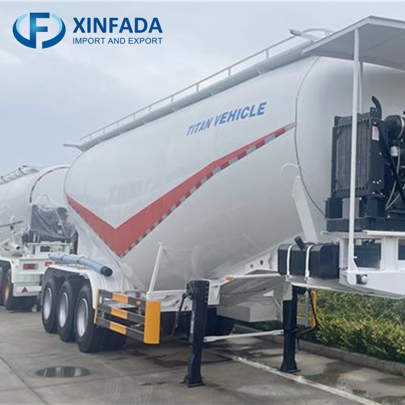 40-Cubic-Meter Self-Unloading Bulk Cement Trailer