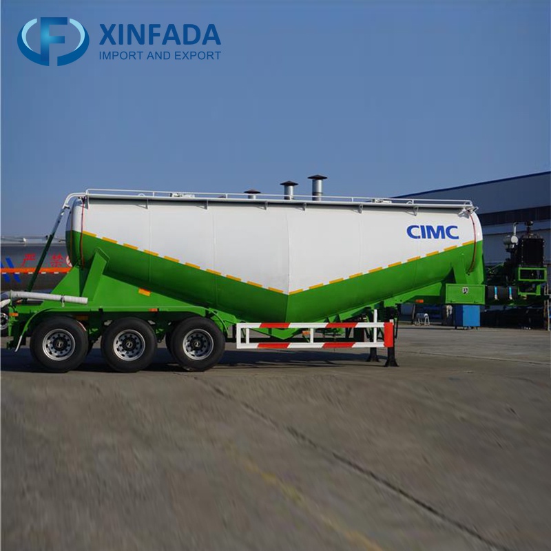 Short-Distance Braking Bulk Cement Trailer