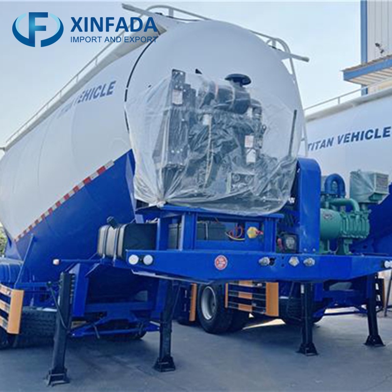 40m³ Bulk Cement Trailer Made of High-Strength Steel