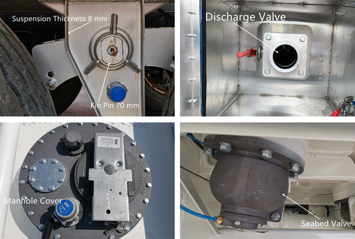 10铝制油罐拖车