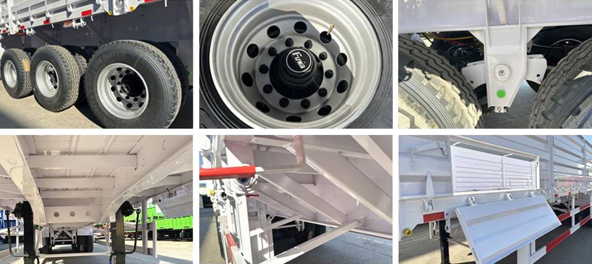 5 60吨三轴粮食拖车