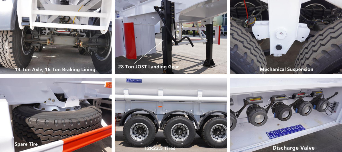 5 42000升燃油罐车拖车