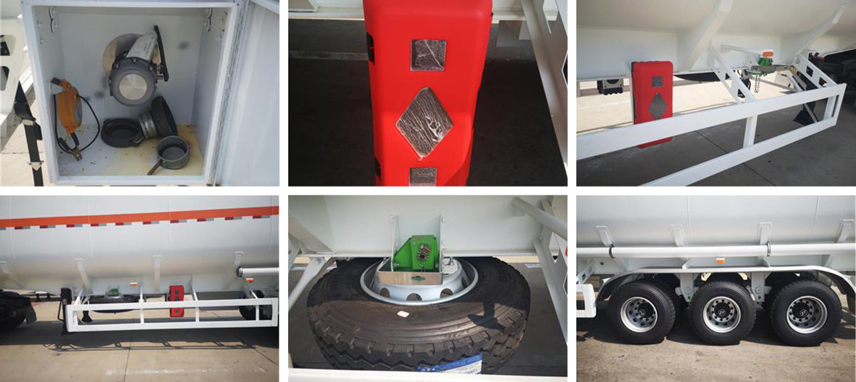 8 60000 升单体油罐车拖车