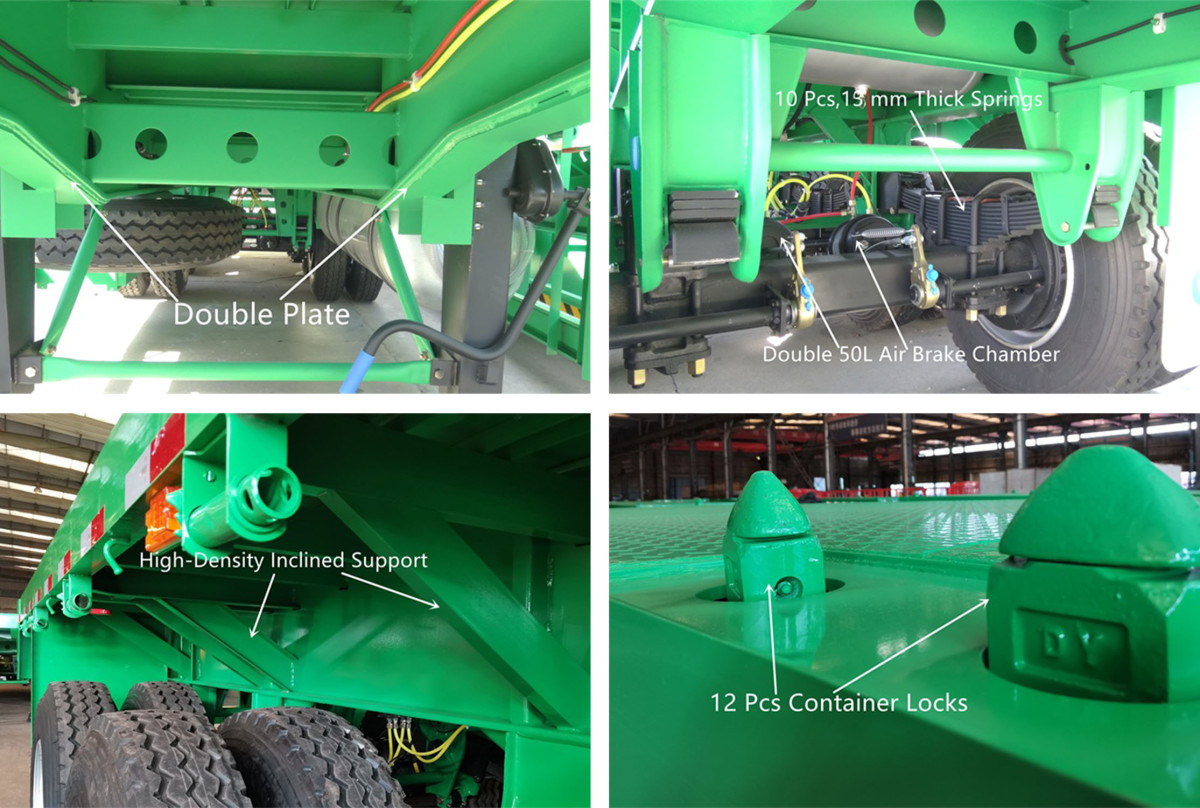 2平板拖车40英尺