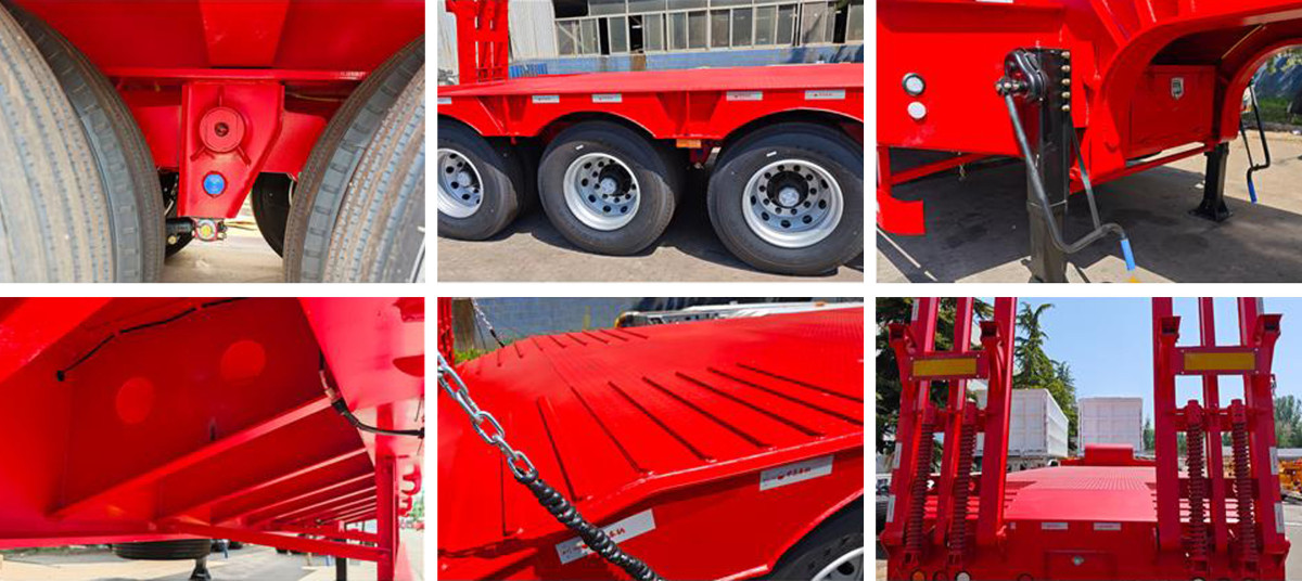 2三轴80吨低平板拖车