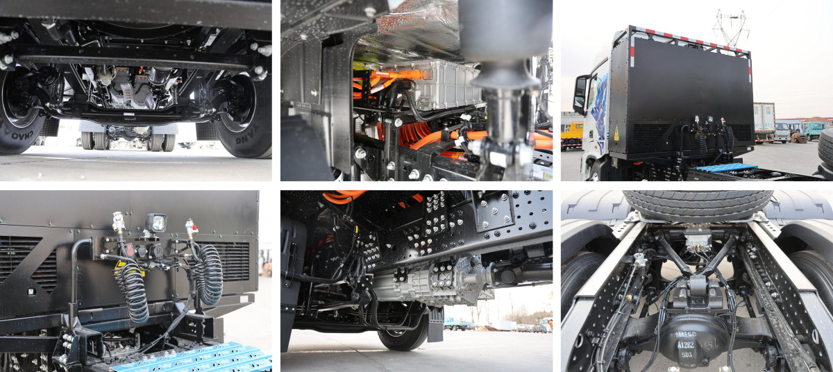 欧曼 GTL星翼版 6X4 纯电动牵引车400.62kWh