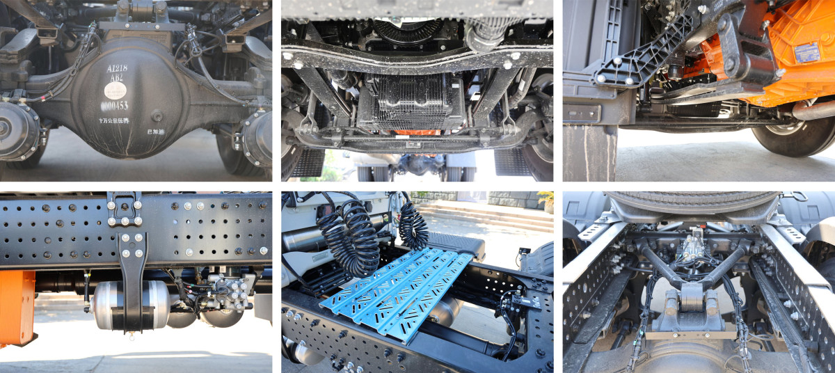 欧曼银河5 14.5L LNG 580马力 6X4 采埃孚12档 AMT自动档 牵引车