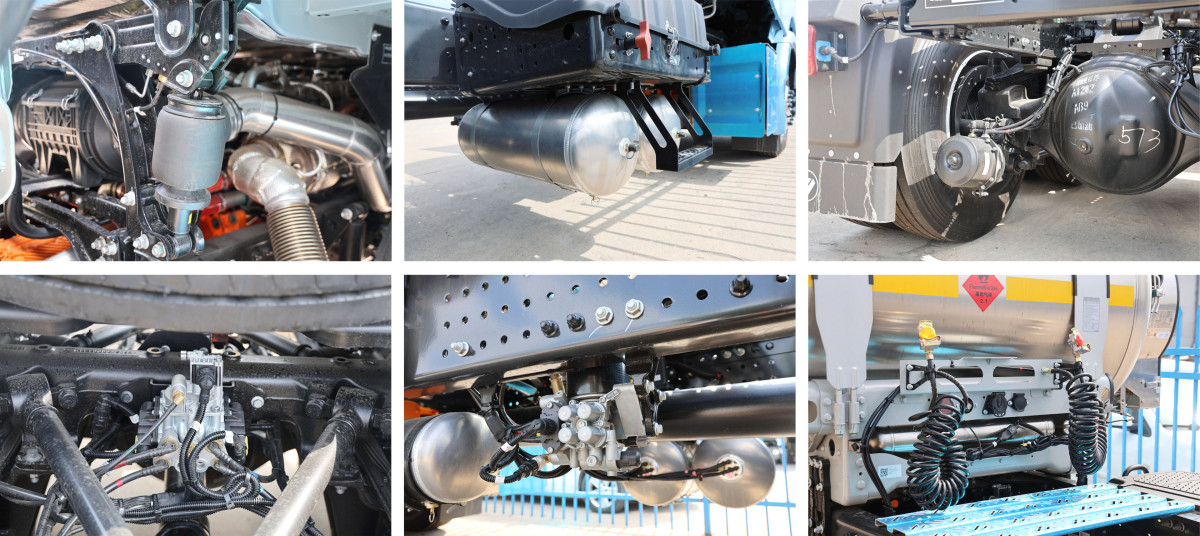 欧曼银河7 14.5L LNG 630马力 6X4 采埃孚12档 AMT自动档 牵引车