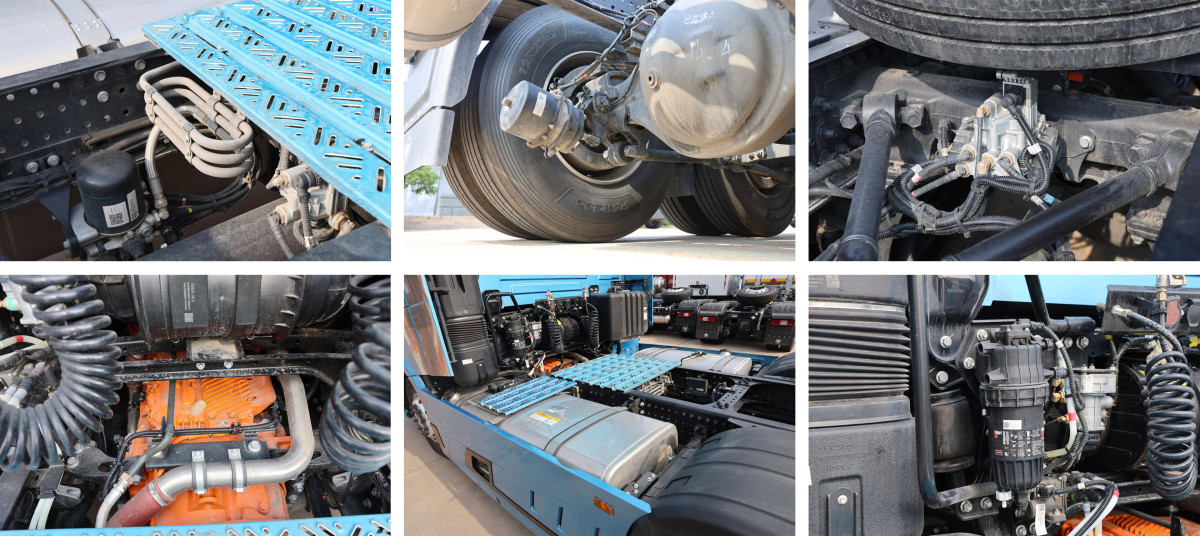 欧曼银河9 14.5L柴油 680马力 6X4 采埃孚12档 AMT自动档 牵引车