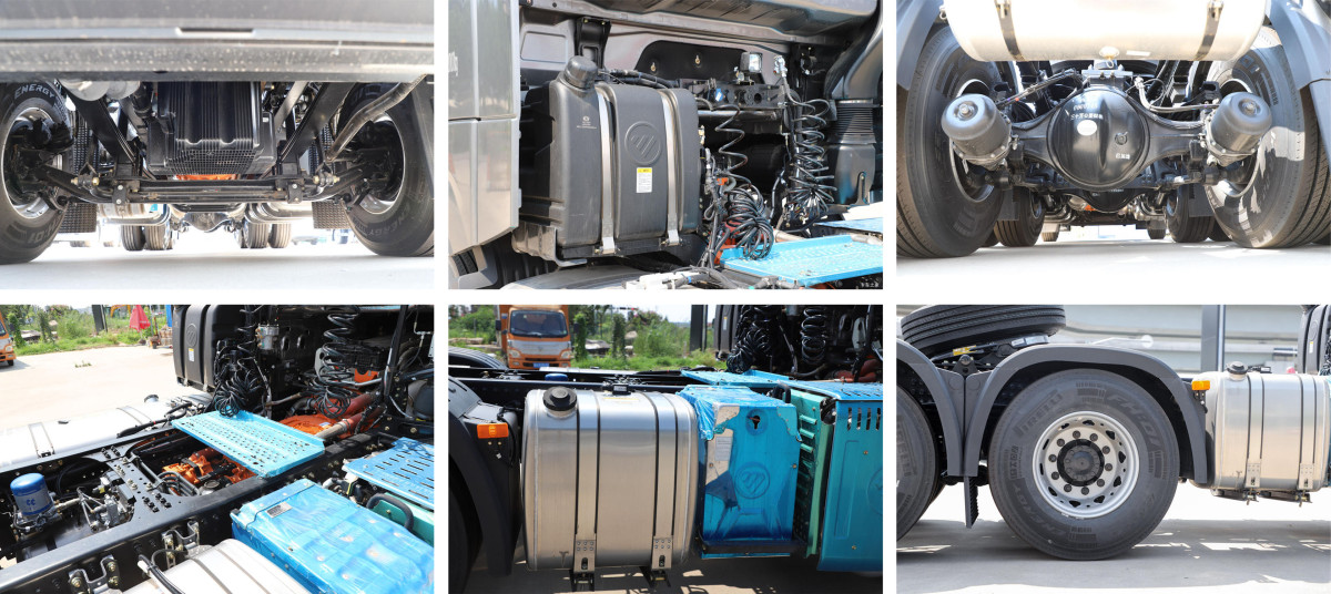 福田 欧曼银河 穿越版 660马力 6X4 AMT自动档牵引车(BJ4259Y6DHL-11)