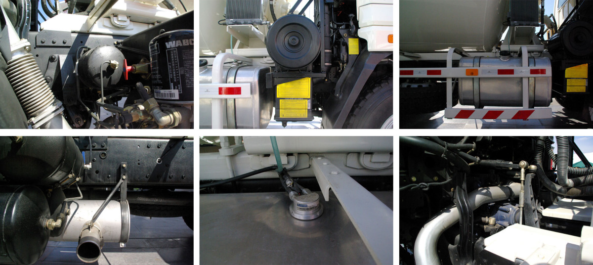 福田 欧曼ETX 9系 375马力 8X4 5.61方混凝土搅拌车(BJ5313GJB-XL)