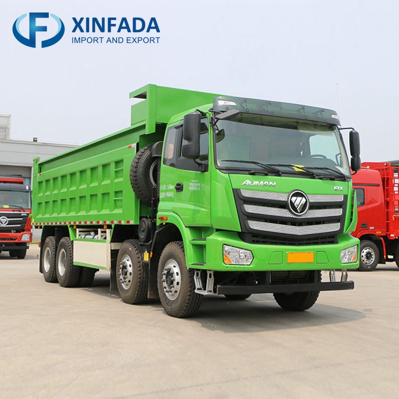 Foton Auman New ETX 9 Series Heavy Truck 400 horsepower 8x4 drive  7.4m Tipper/Dump truck