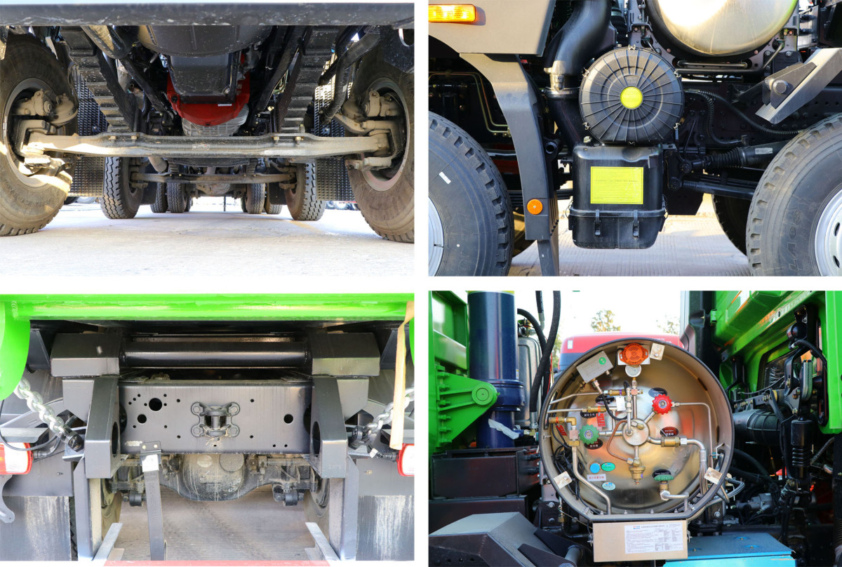 福田 欧曼GTL 质享版 440马力 8X4 5.4米LNG自卸车