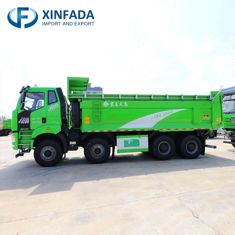 FAW New J6P Heavy Truck 460 horsepower 8x4 drive 6.5m Tipper/Dump truck
