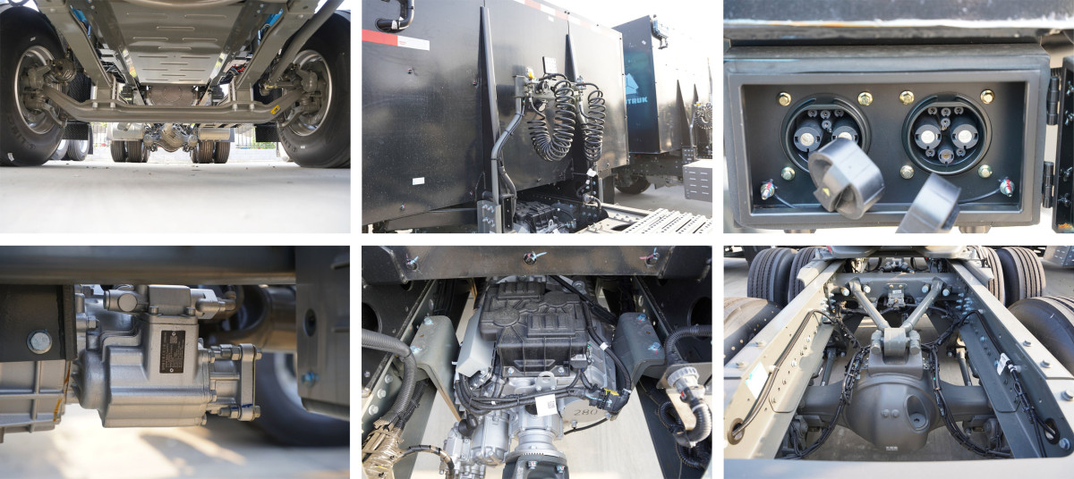 重汽豪沃HOWO TX EV 6X4 纯电动牵引车 宁德时代400kWh