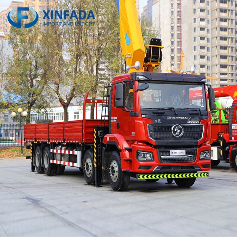 SHACMAN M3000S 340HP 8x4 Drive Crane Truck