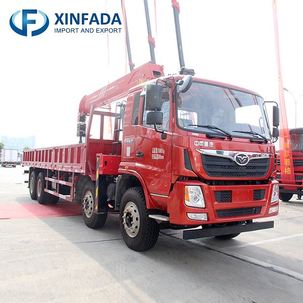 SINOTRUK HOMAN H5 310HP 8x4 Drive Crane Truck