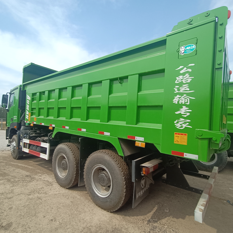 PHOTOS Auman GTL 6X4 Camion à benne basculante vert