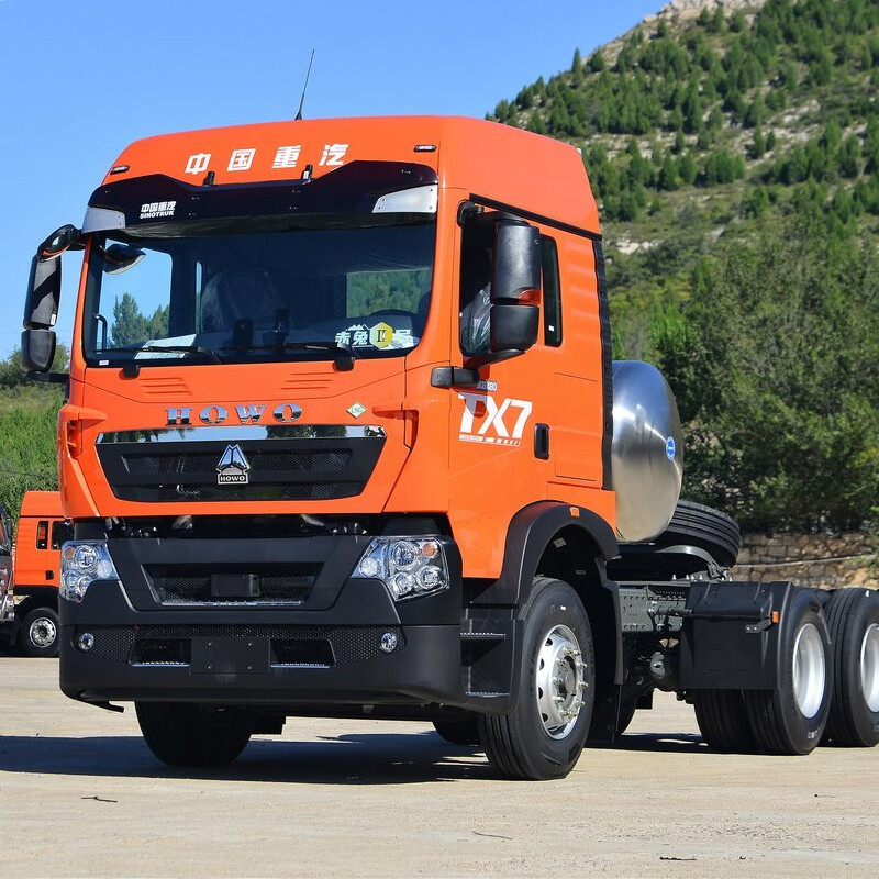 HOWO TX7 Camion lourd 480 ch 6X4 Tracteur routier au GNL