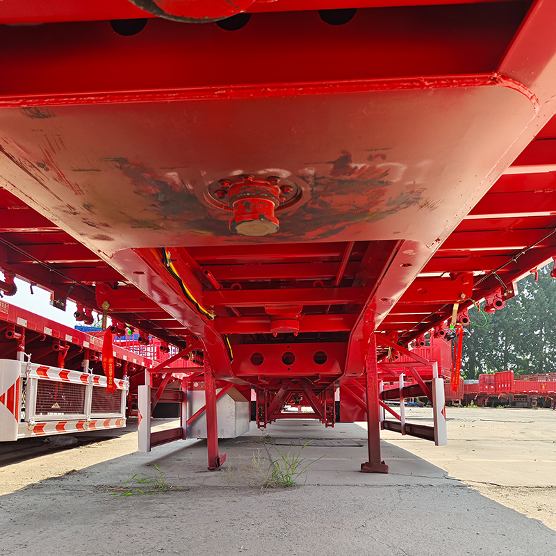 Semi-remorque à benne basculante latérale de 60 tonnes