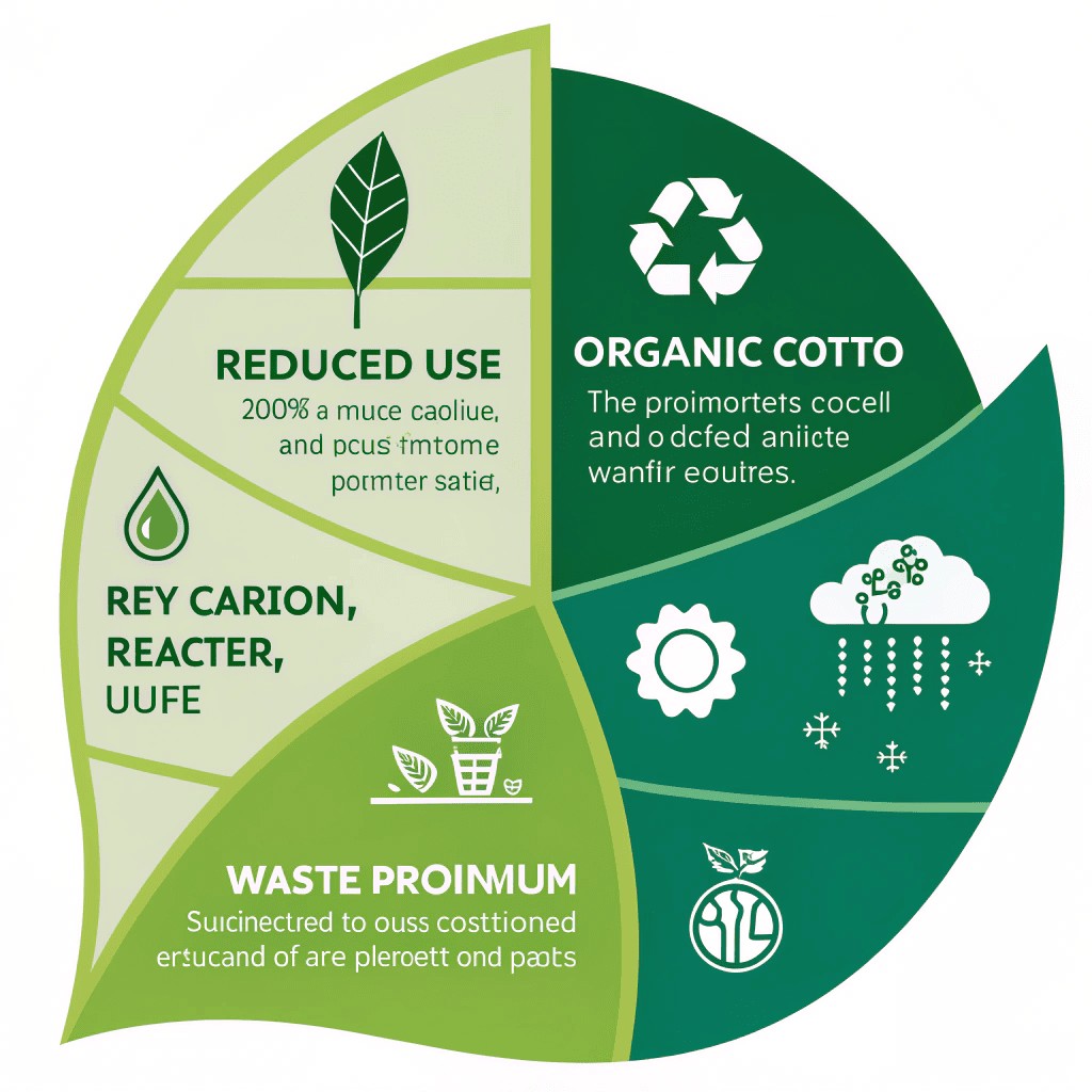 a leaf shaped infographic comparing the environmen a leaf shaped infographic comparing the environmen