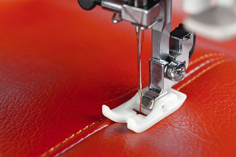 sewing machine red leather sewing machine red leather