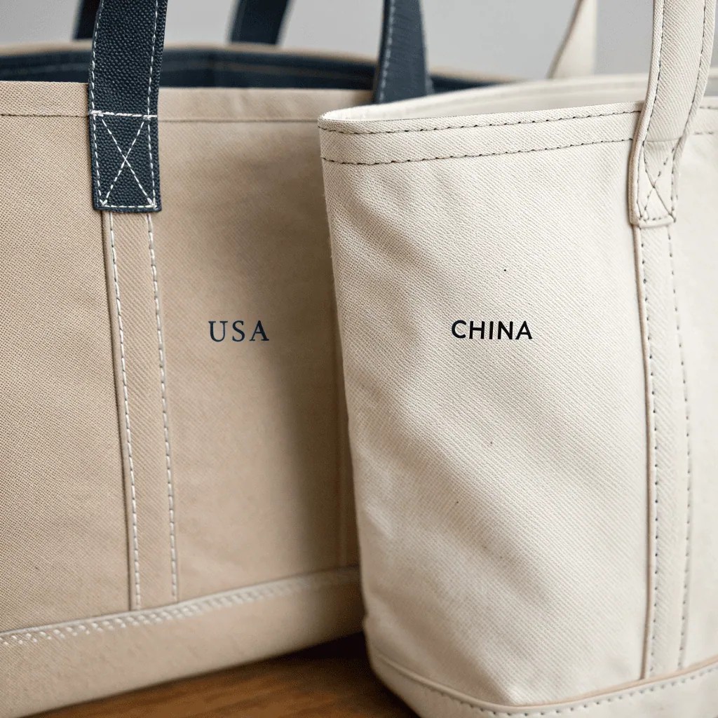 Manufacturing Showdown: China vs. USA Tote Bag Suppliers — A4-Point Breakdown of Cost, Quality, Speed & Risk