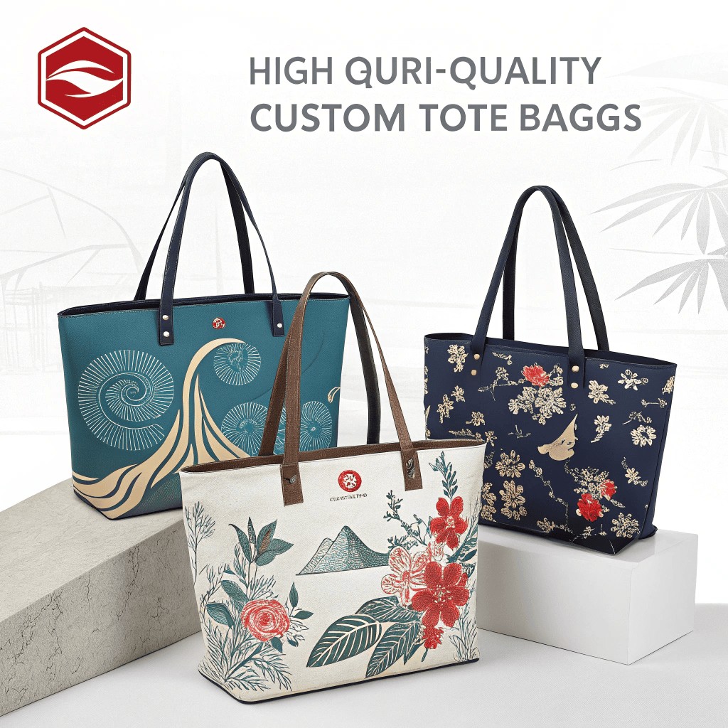 a collection of high quality custom tote bags from 1 a collection of high quality custom tote bags from 1