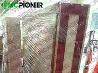 RF shield door ready for shipment