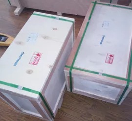 Steel honeycomb filter for shipment