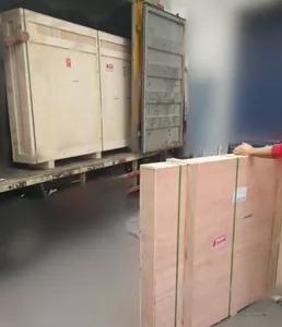 RF shielded door ready for shipment