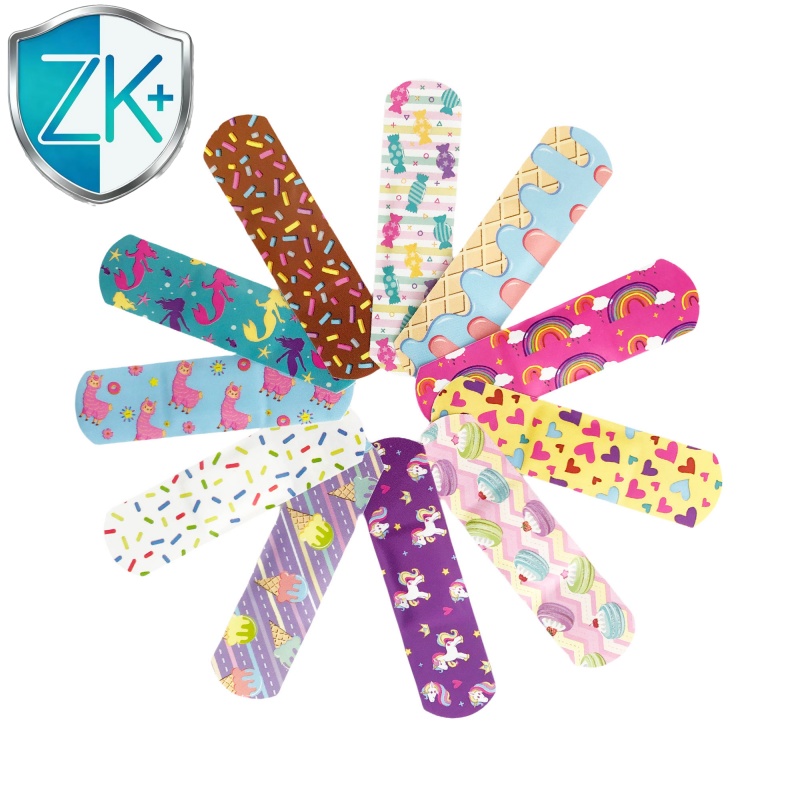 Water Proof Customized Sterile Wound Plasters Multi Color Fabric