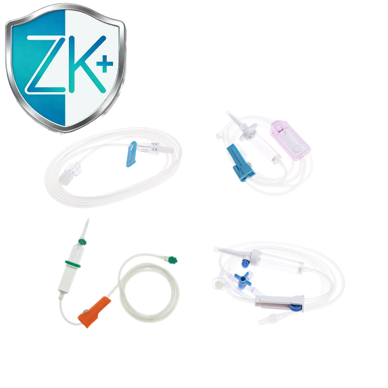 Medical Consumable Supplies 0.2-1.2-5 Micron IV Administration Set with 15 Micron Disc Filter Safety Drip Infusion Set
