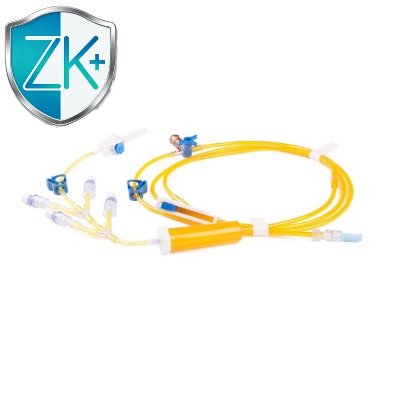 Medical IV Infusion Set Lightproof Extension Line Tube UV Dark Color IV Infusion Set