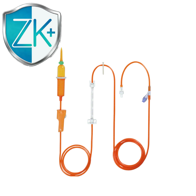 Medical Oncology Therapy IV Lightproof Extension Line Tube UV Dark Color IV Infusion Set