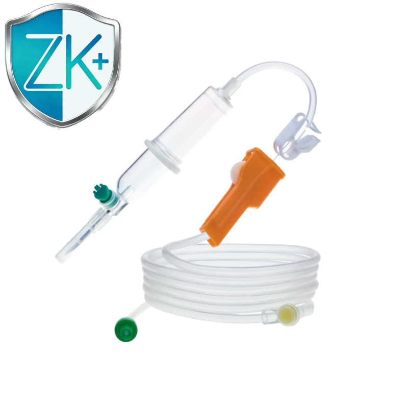 Medical Disposable Products Infusion Set With Auto-stop Drip Chamber IV Set
