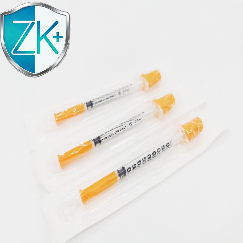 Insulina Syringe for Single Use for Diabetes Treatment