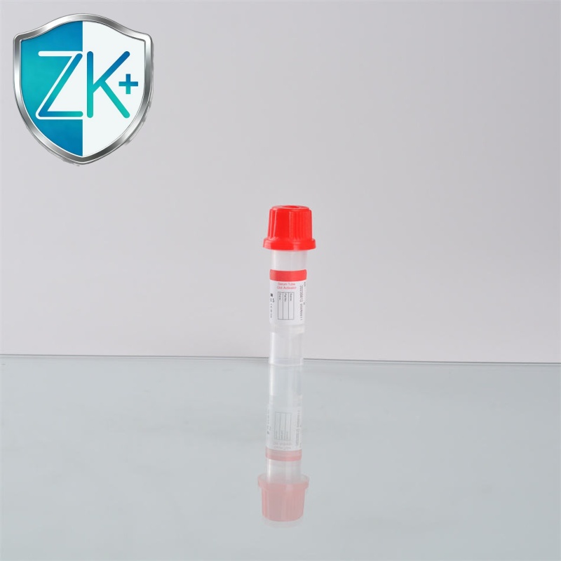 Red Cap Clot Activator 0.5ml Micro Blood test Tubes