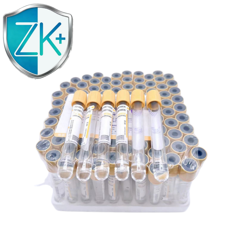 4ml Yellow Top Gel Clot Activator Tube PET/glass Blood Collection Tube for Hospital