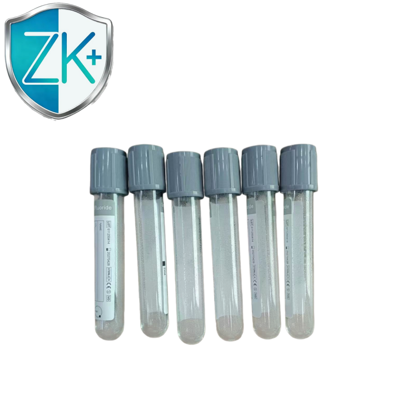 PET/Glass 1-10ml Glucose Tube Grey Cap Blood test Tube 13*75mm 13*100mm