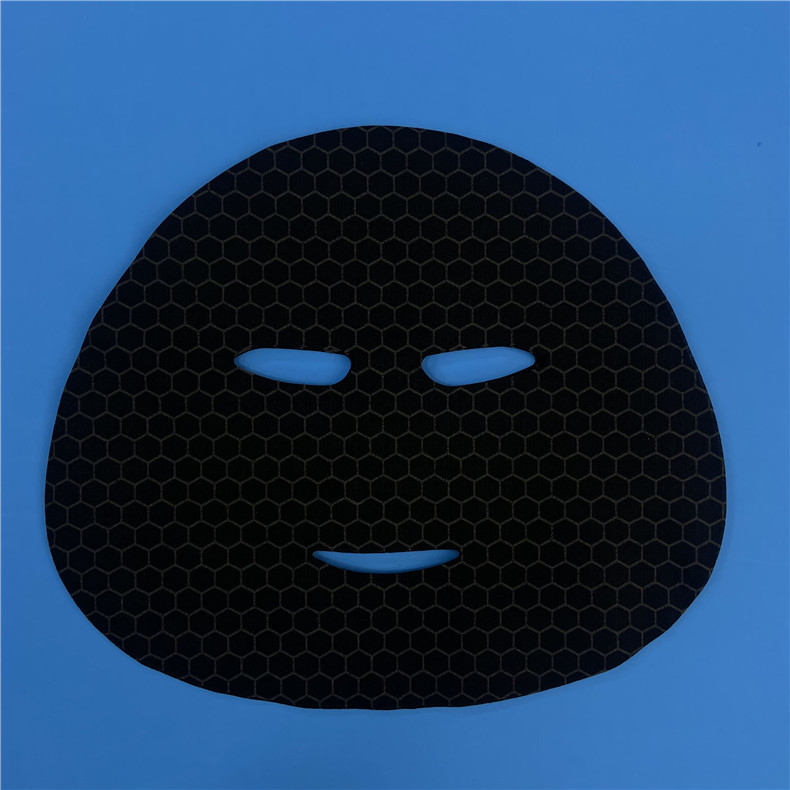 Disposable black graphene facial mask sheet